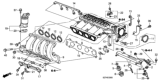 Diagram for Honda Intake Manifold - 17100-RB1-000