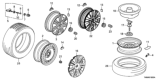 Diagram for Honda Fit Tire - 42751-KEN-004