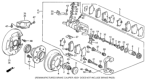 Diagram for Honda Insight Wheel Stud - 90113-SM1-005